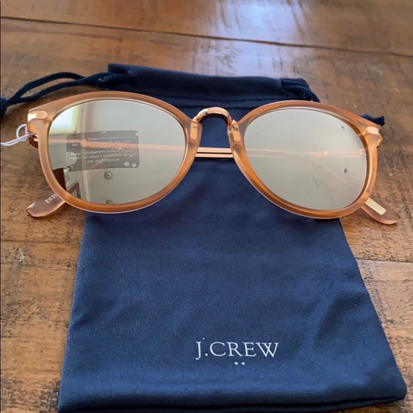 J. Crew Mirrored Rose Gold Sunglasses - Picture 3 of 10